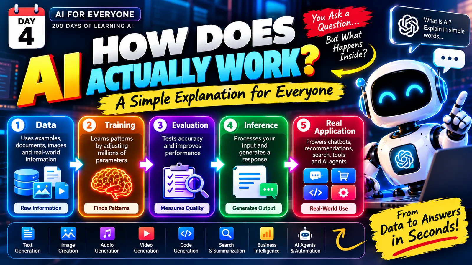 How Does AI Actually Work? A Simple Explanation for Everyone