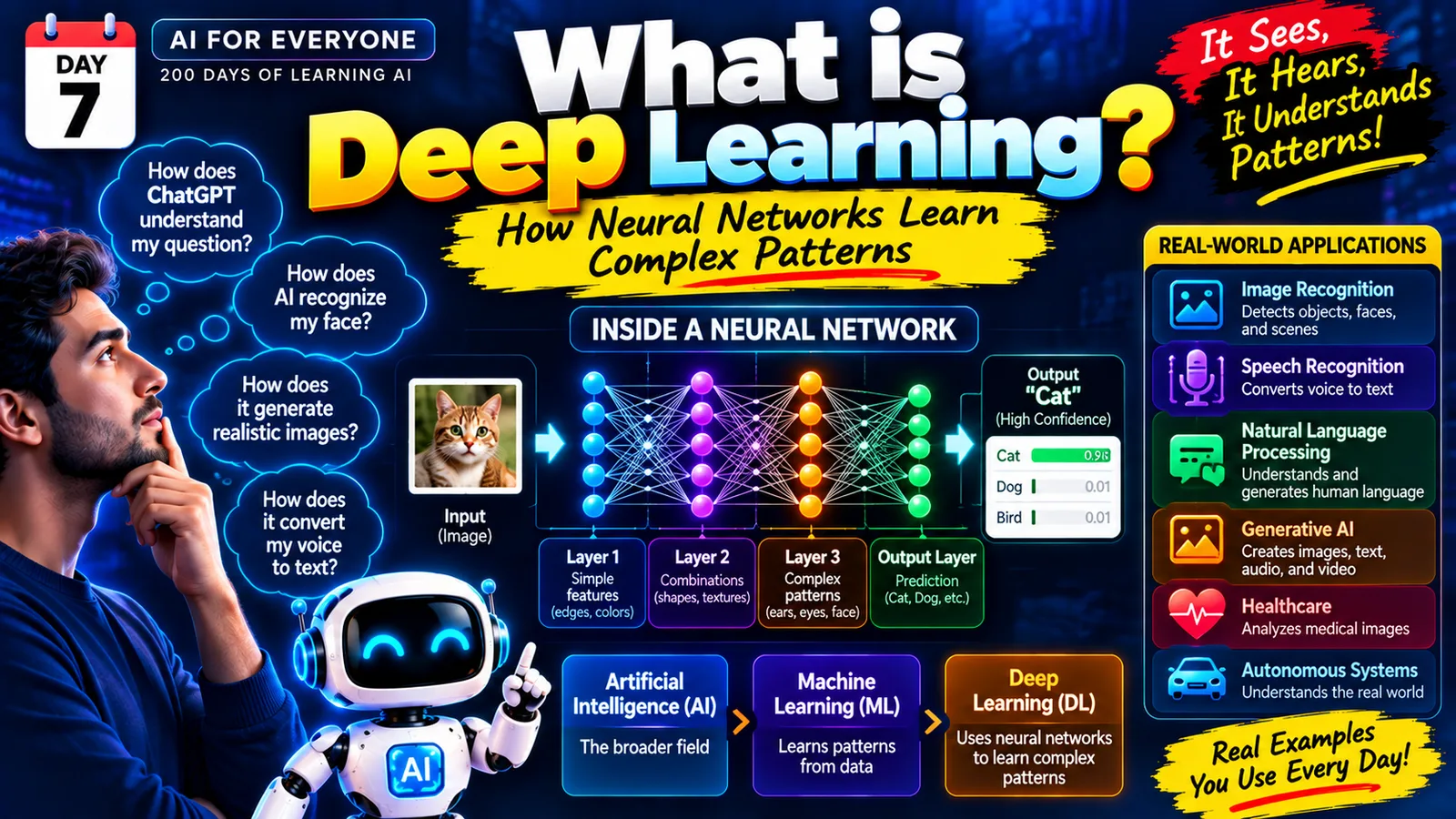 What Is Deep Learning? How Neural Networks Learn Complex Patterns